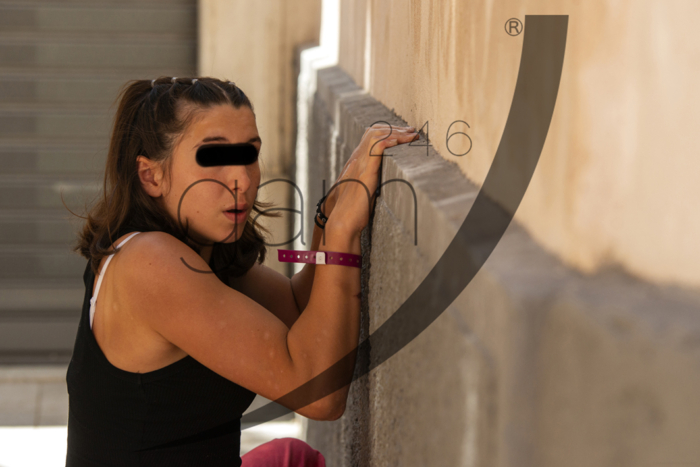 Street boulder L'Aquila 2023