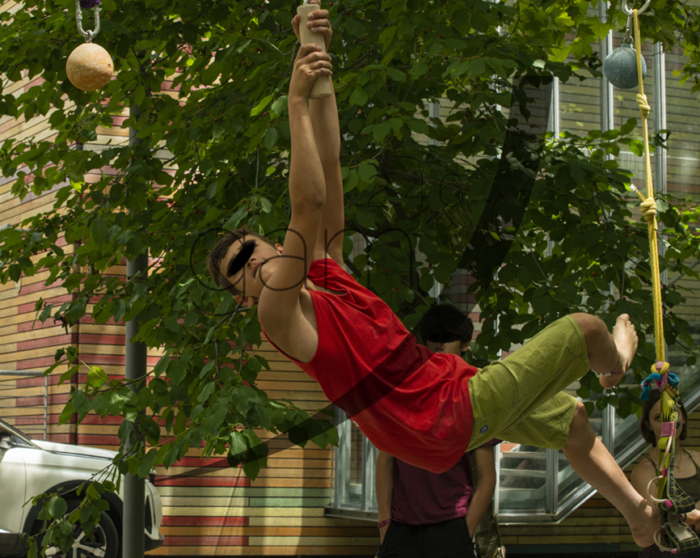 Street boulder L'Aquila 2023