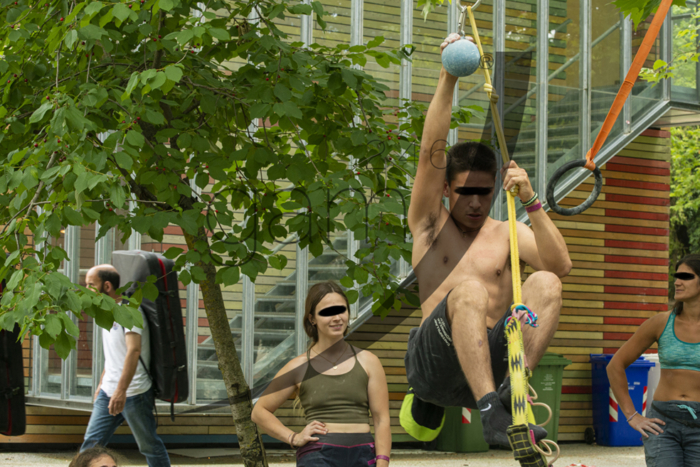 Street boulder L'Aquila 2023