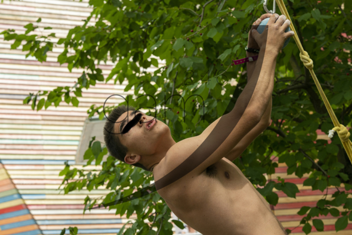 Street boulder L'Aquila 2023
