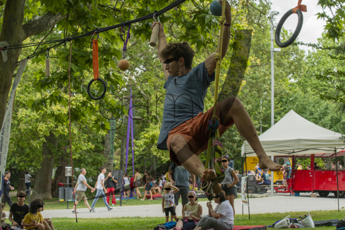 Street boulder L'Aquila 2023