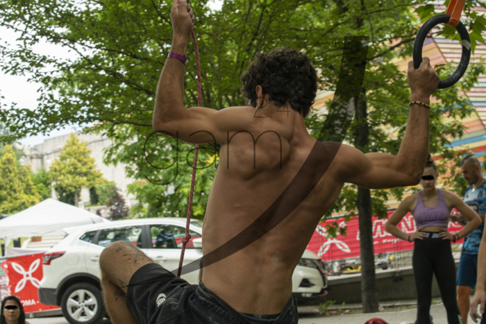 Street boulder L'Aquila 2023